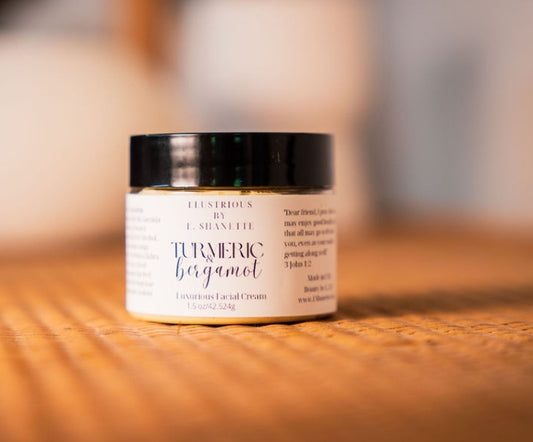 Turmeric & Bergamot Luxurious Facial Cream 1.5 oz